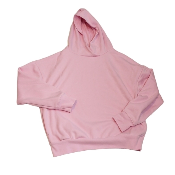 Fabletics Tops - Fabletics Womens Pullover Sz XXS Oversized Pink Pockets Hoodie Comfy Athleisure